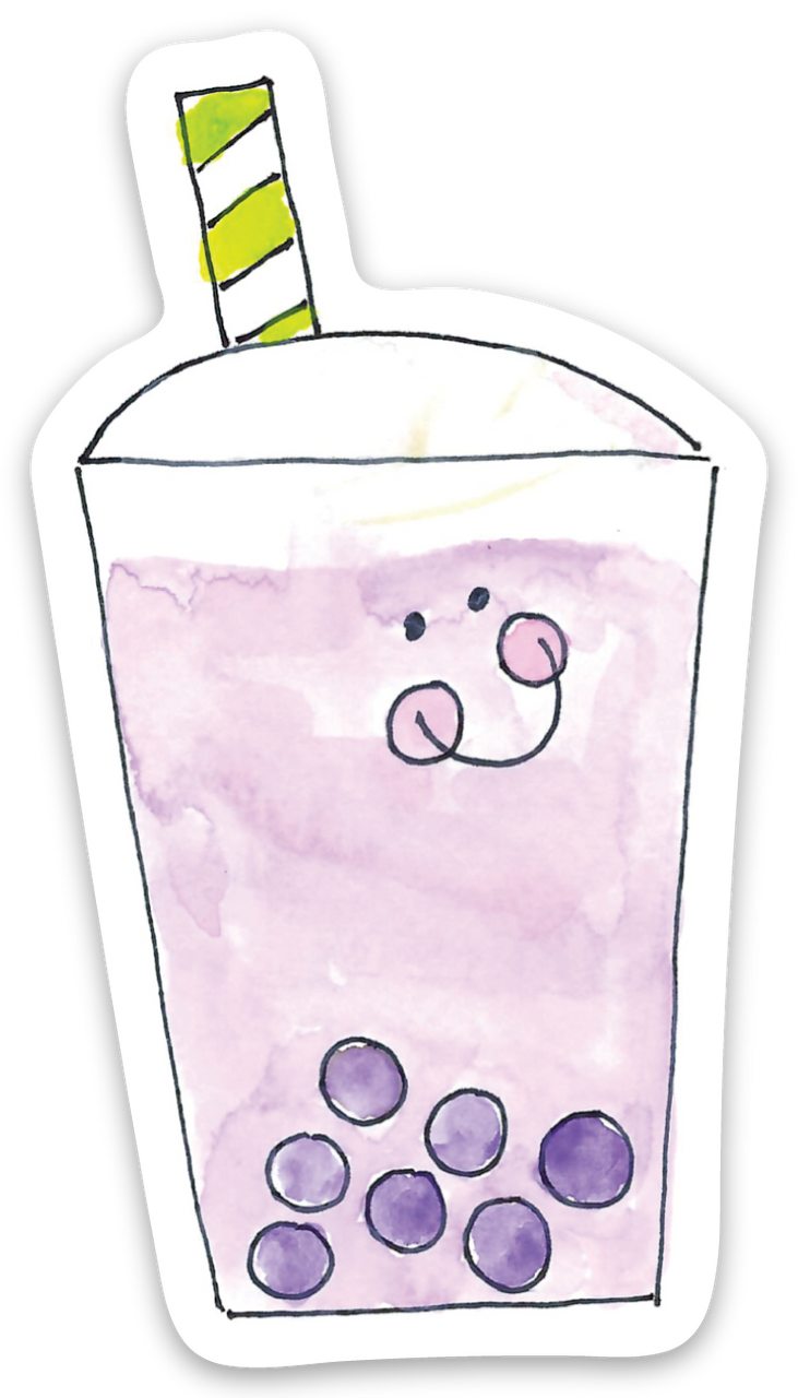 Vinyl Sticker Boba Tea