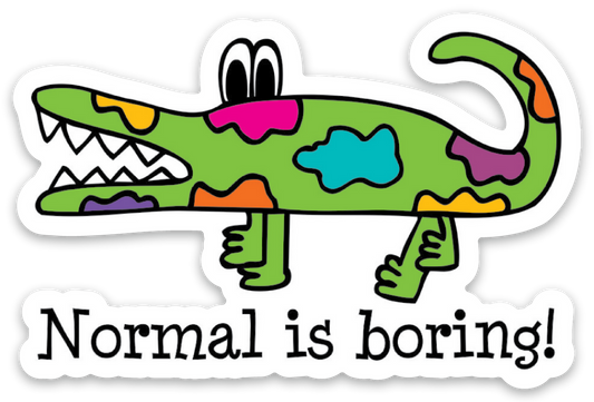 Vinyl Sticker-BORING GATOR