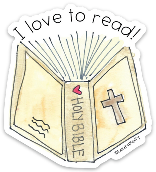Vinyl Sticker - Bible
