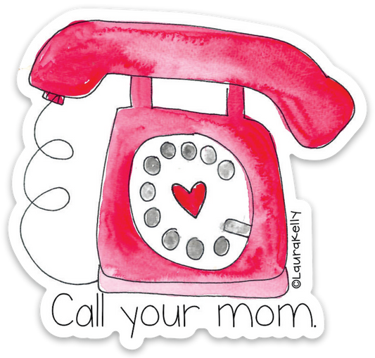 VINYL STICKER-CALL MOM