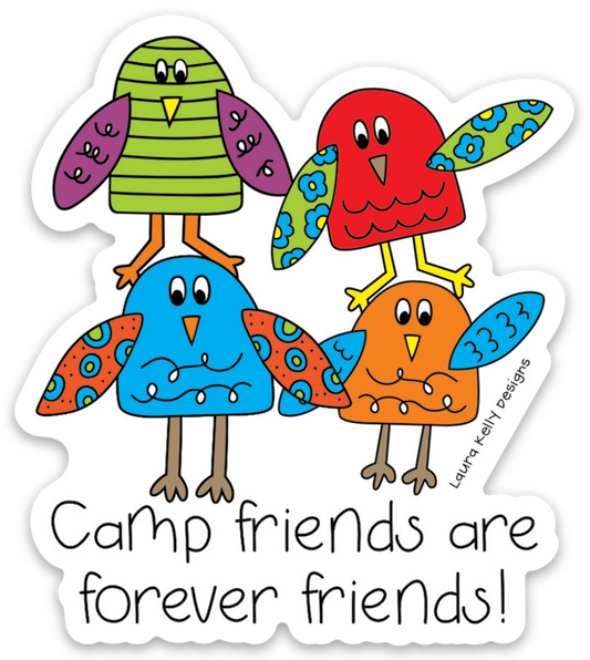 VINYL STICKER - CAMP FRIENDS