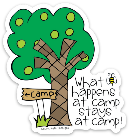 Vinyl Sticker - Camp Sign