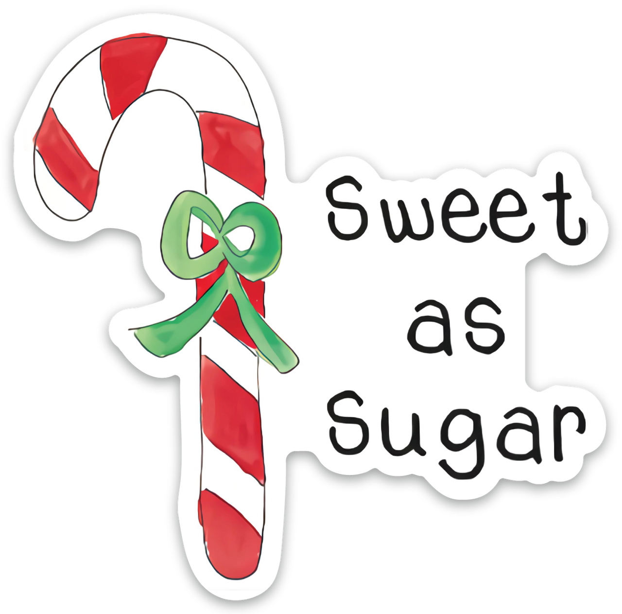 VINYL STICKER -CANDYCANE