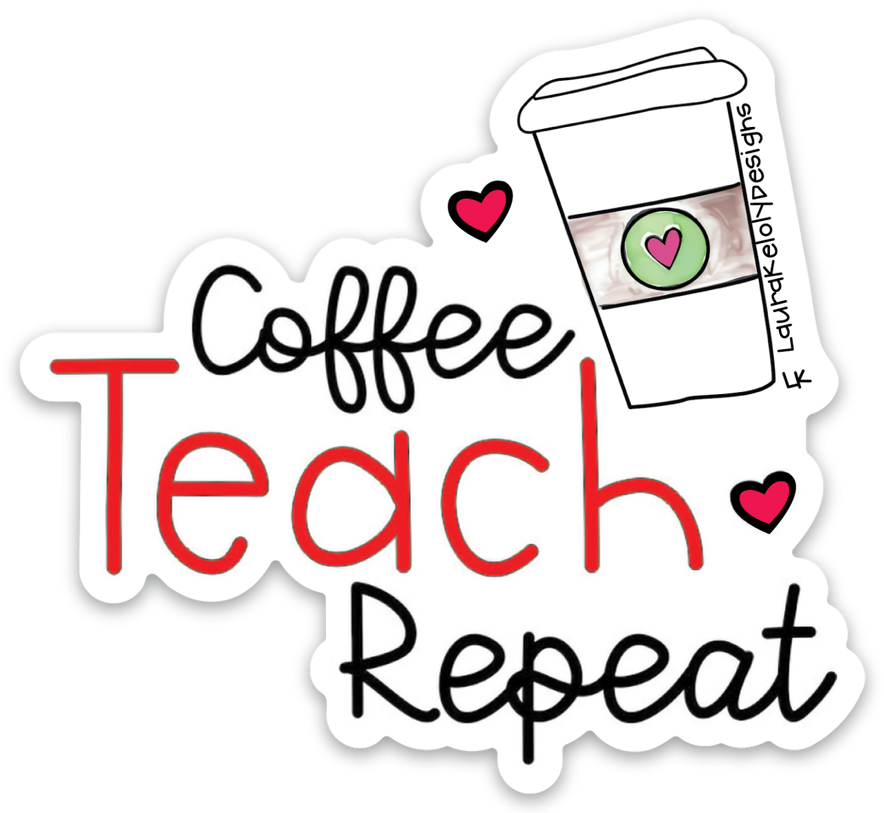 Vinyl Sticker-COFFEETEACH