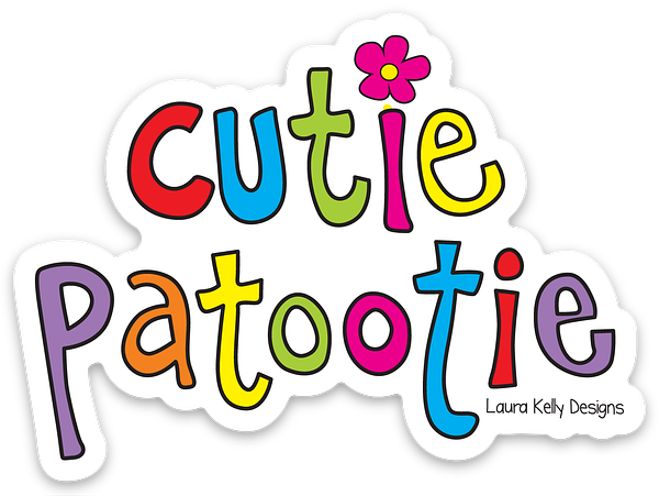CUTIE PATOOTIE VINYL STICKER