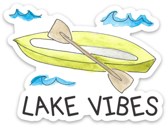 Vinyl Sticker - Canoe