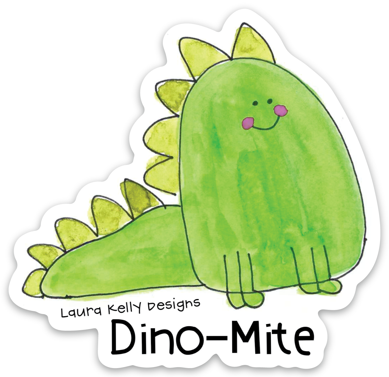 Vinyl Sticker-DinoMite