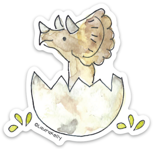 Vinyl Sticker - Dino Baby