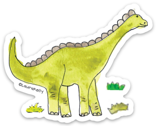Vinyl Sticker -Dino Long Neck