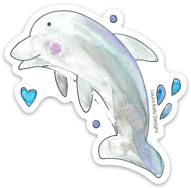 Vinyl Sticker - Dolphin