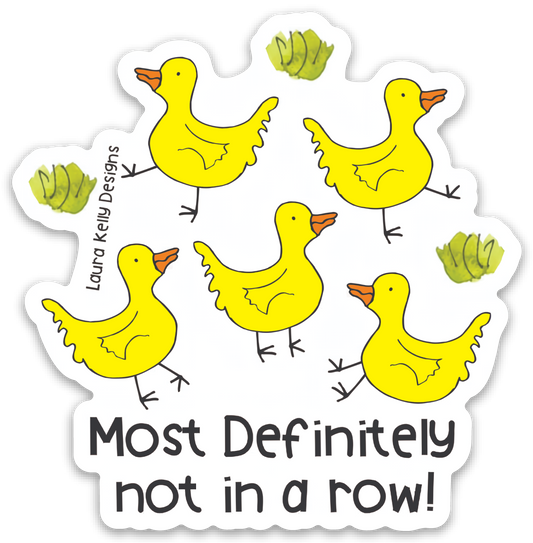 DUCK ROW VINYL STICKER