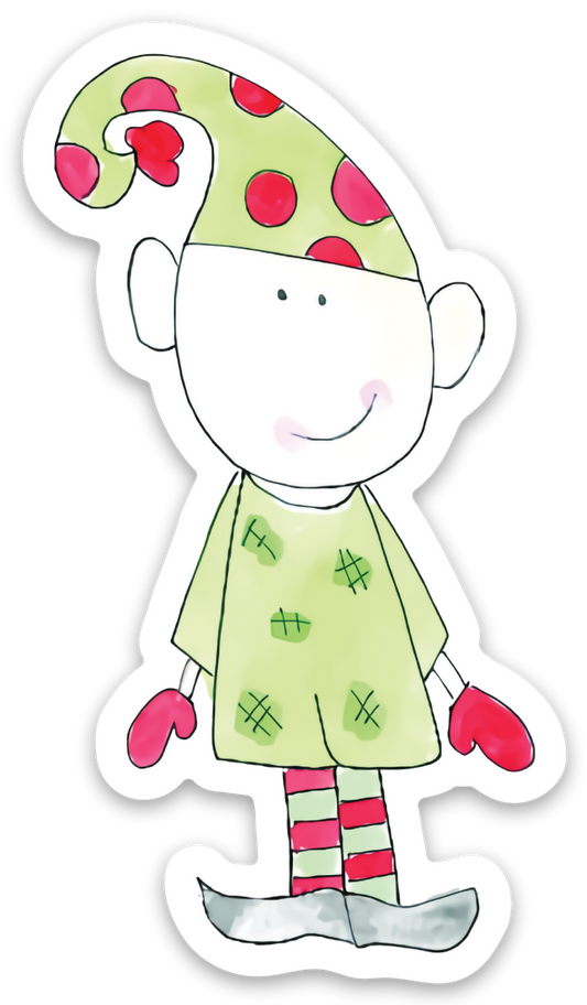 VINYL STICKER-ELF