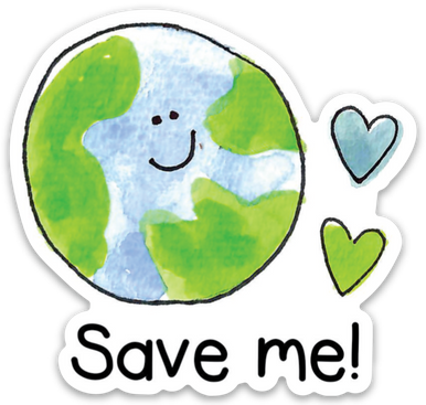 Vinyl Sticker - Earth