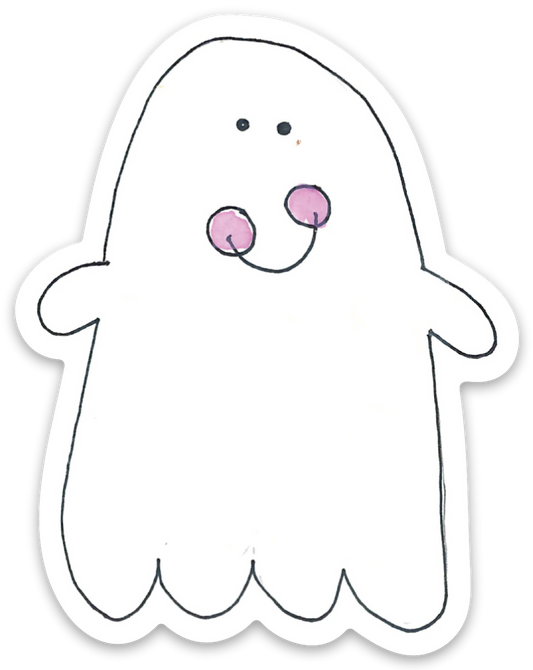 Vinyl Sticker Ghost