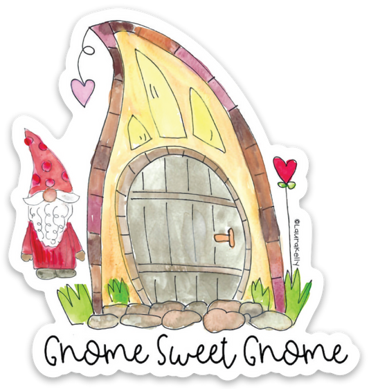 VINYL STICKER-GNOMEHOME