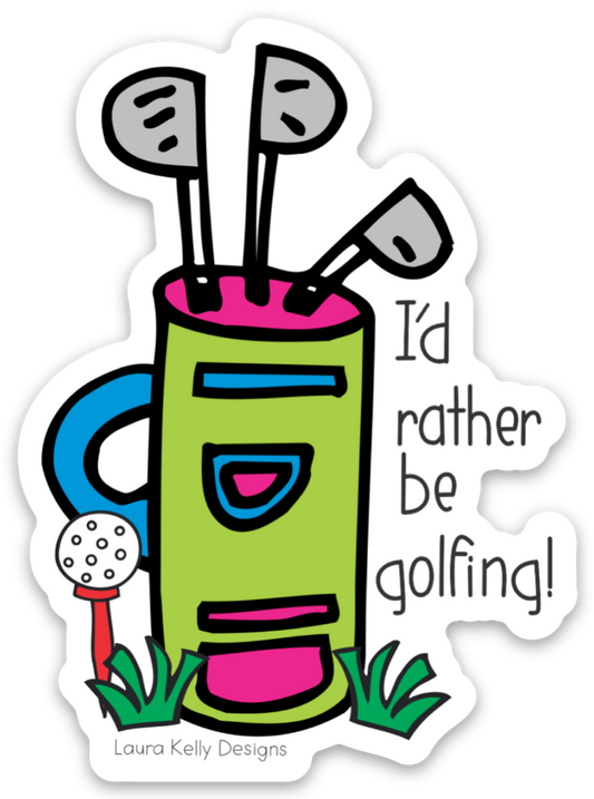 VINYL STICKER - GOLF