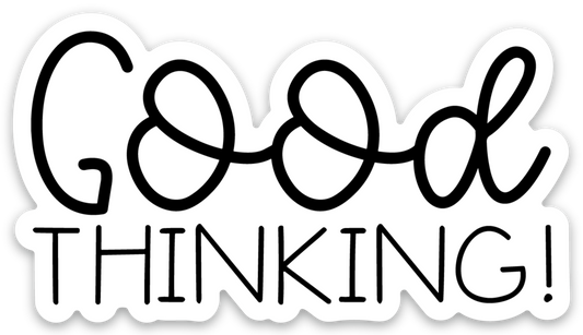 VINYL STICKER - GOOD THINKING