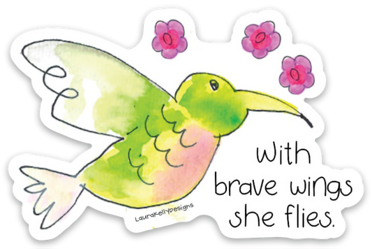 Vinyl Sticker-HUMMINGBIRD