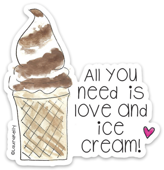 Vinyl Sticker -ICECREAM