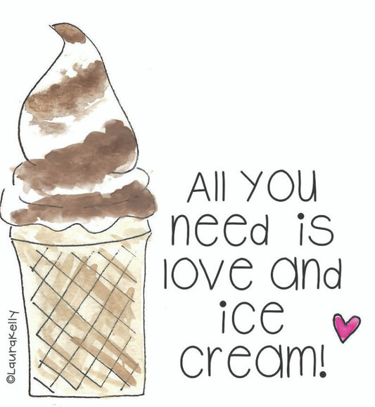 Vinyl Sticker - Ice Cream