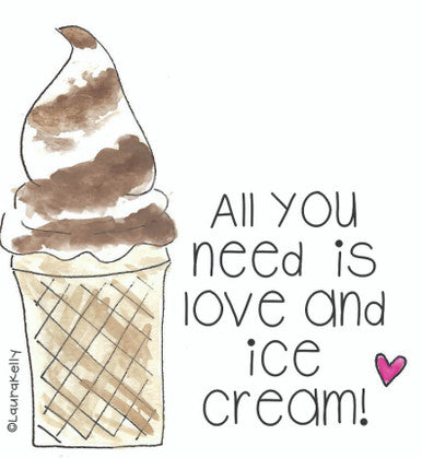 Vinyl Sticker - Ice Cream