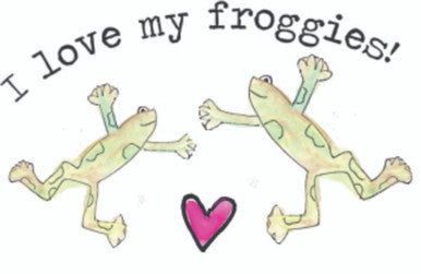 Vinyl Sticker-LOVEFROGGIES