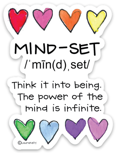 Mindset Acrylic Pin
