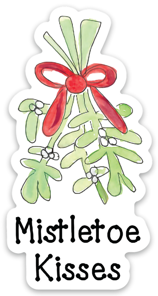 VINYL STICKER-MISTLETOE