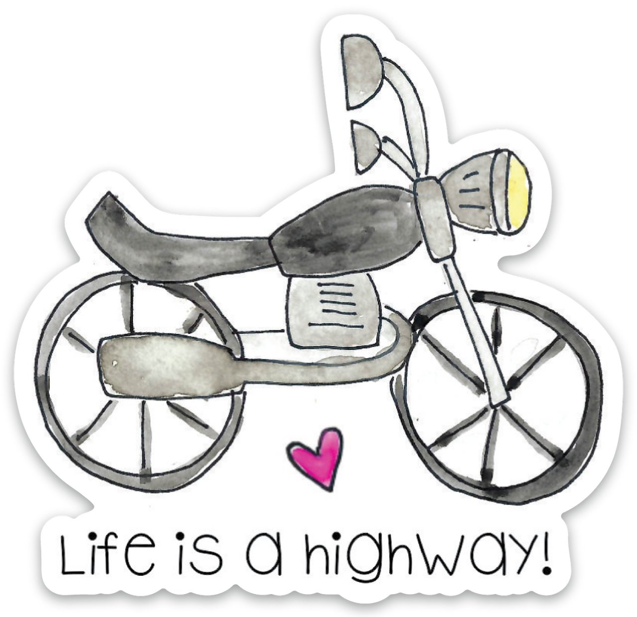 Vinyl Sticker - Motorcycle