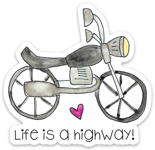 Vinyl Sticker - Motorcycle