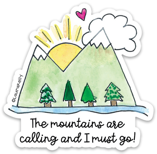 Vinyl Sticker-MOUNTAINS