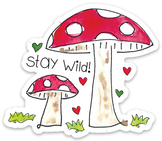 Vinyl Sticker-MUSHROOM