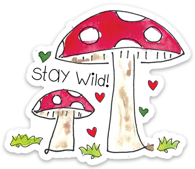 Vinyl Sticker-MUSHROOM