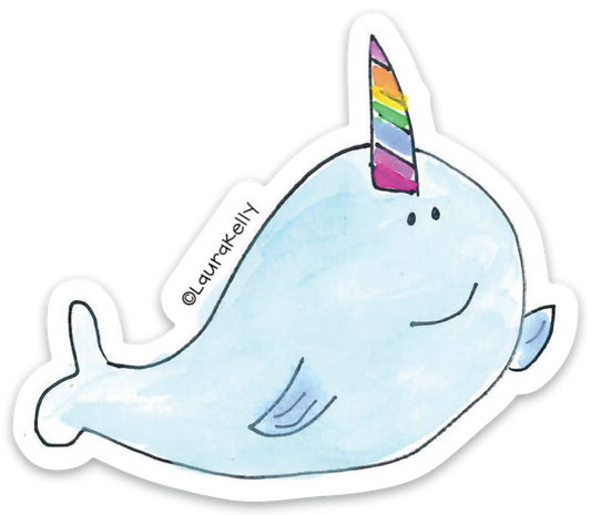 Vinyl Sticker-NARWHAL