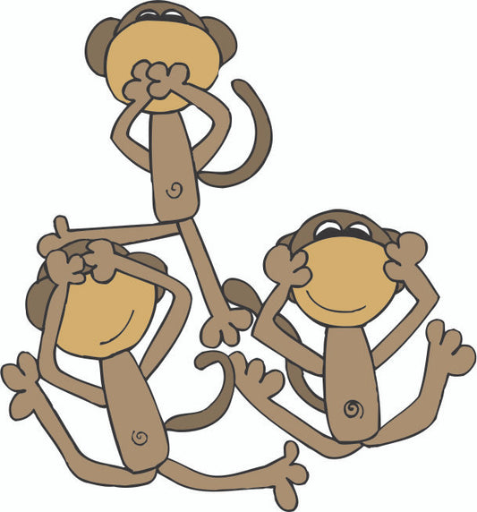 VINYL STICKER - NO EVIL