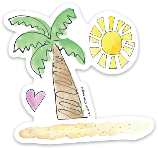 Vinyl Sticker-PALMTREE