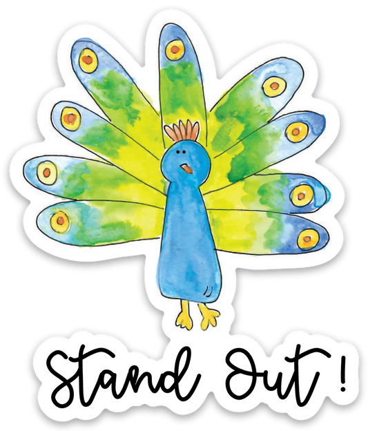 Vinyl Sticker -PEACOCK