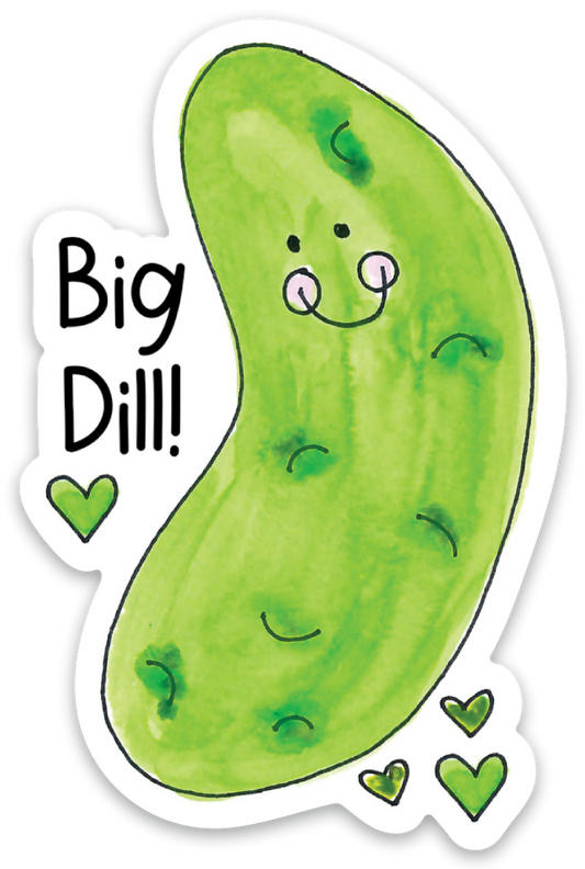 Vinyl Sticker Dill Pickle