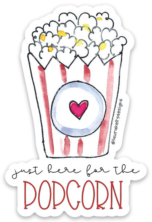 Vinyl Sticker-POPCORN