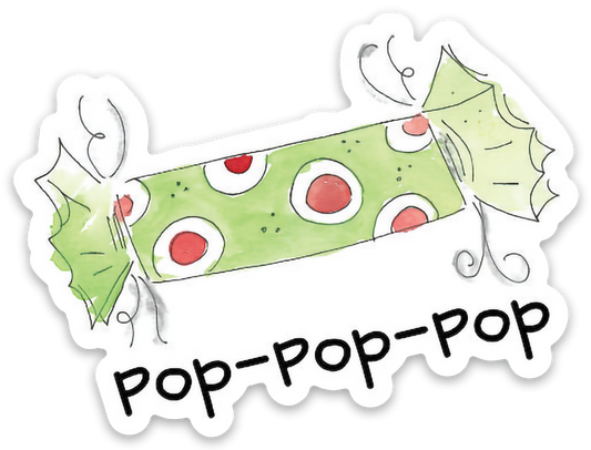 VINYL STICKER-POPPER