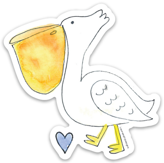 VINYL STICKER - PELICAN