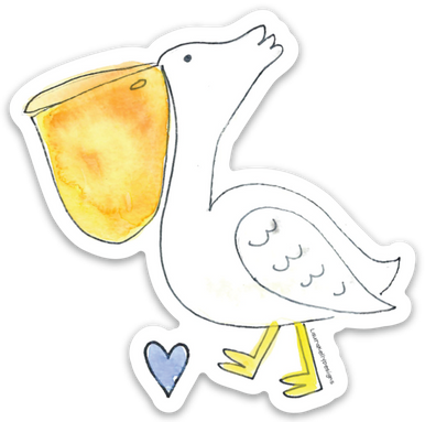 VINYL STICKER - PELICAN