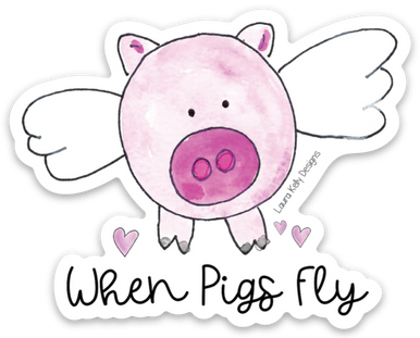 VINYL STICKER - PIG