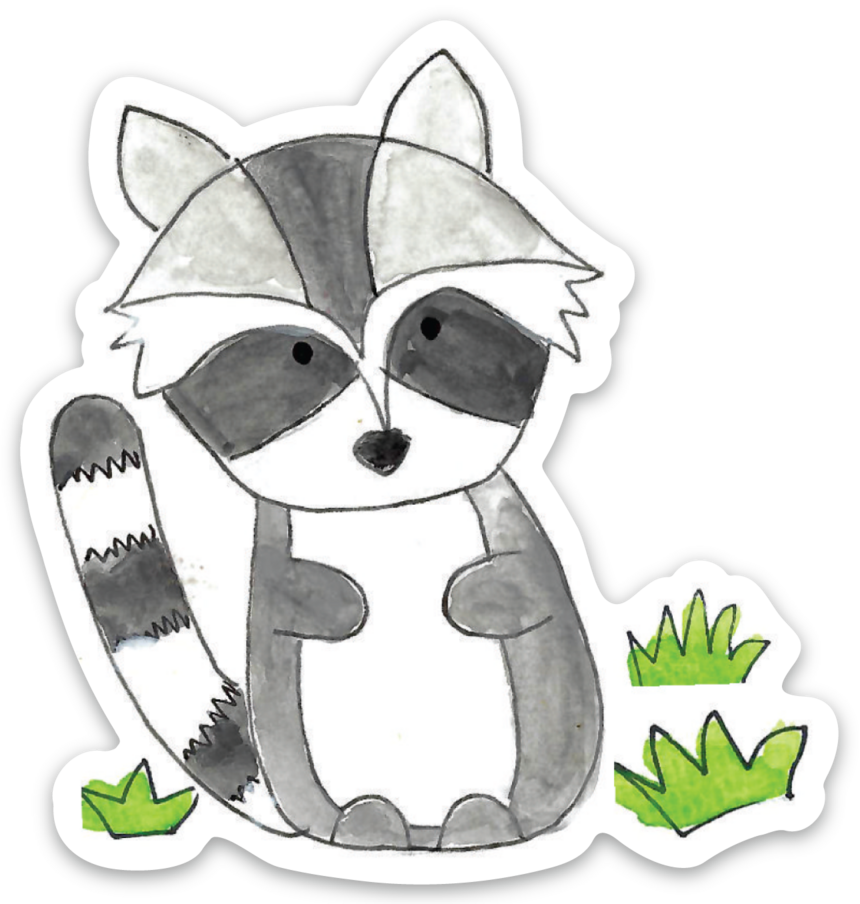 Vinyl Sticker-RACCOON
