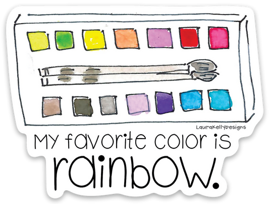 Vinyl Sticker-RAINBOWPAINT