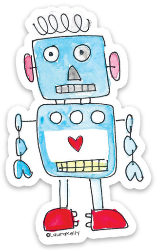 Vinyl Sticker - Robot