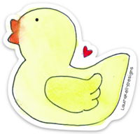 VINYL STICKER-RUBBERDUCK