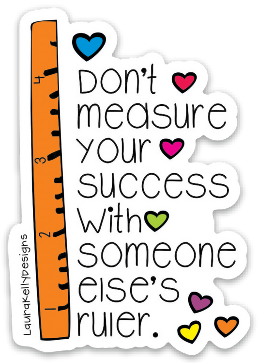 Vinyl Sticker - Ruler