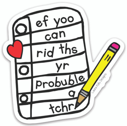 VINYL STICKER - READ THIS