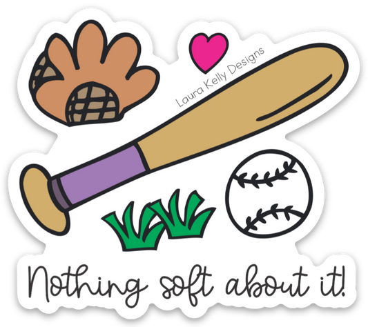 VINYL STICKER - SOFTBALL